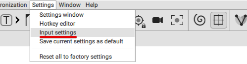 Input Settings