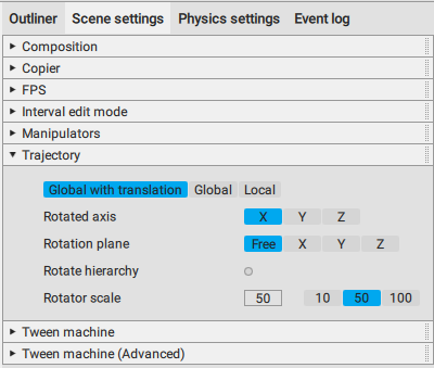 Rotation Trajectories Rotation Trajectories